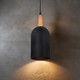 Drum Pendant Matt Black Oblong Drum Pendant Matt Black Oblong